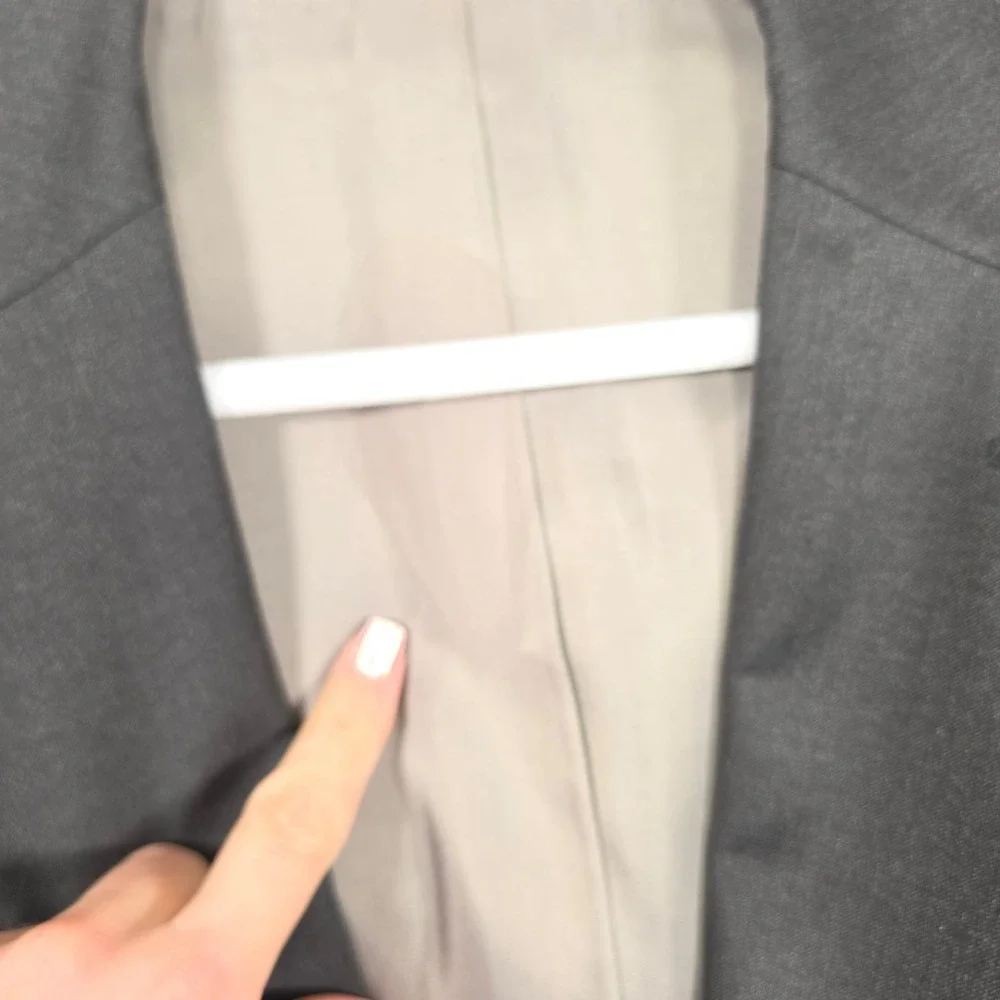 Hugo Boss Blazer Mens‎ 46L Charcoal Gray Suit Jacket Business Classic Luxury